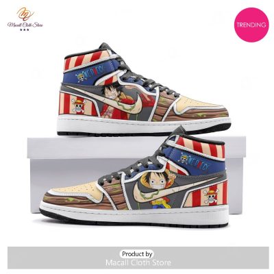 [TRENDING EDITION] Luffy One Piece Air Jordan High Top Sneaker - soulcals
