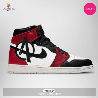 [TRENDING EDITION] Marvel Avengers Air Jordan High Top Sneaker - soulcals