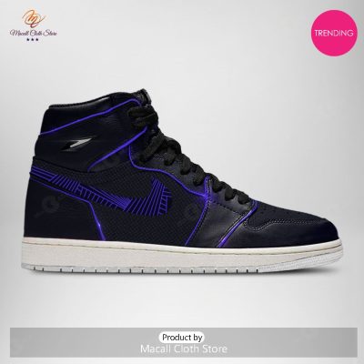 [TRENDING EDITION] Marvel Avengers Black Panther Air Jordan High Top Sneaker - soulcals