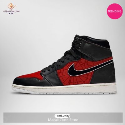 [TRENDING EDITION] Marvel Avengers Spiderman Air Jordan High Top Sneaker - soulcals