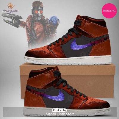 [TRENDING EDITION] Marvel Avengers Star Lord Air Jordan High Top Sneaker - soulcals