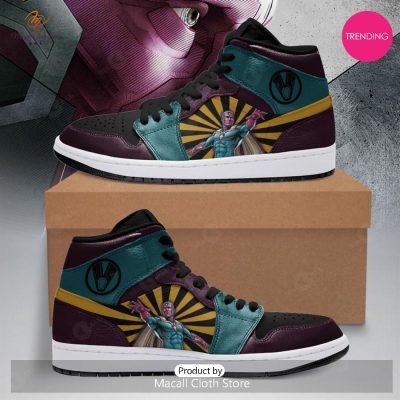 [TRENDING EDITION] Marvel Avengers Vision Premium Air Jordan High Top Sneaker - soulcals