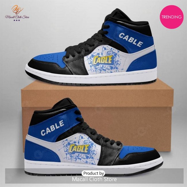 [TRENDING EDITION] Marvel Cable Air Jordan High Top Sneaker - soulcals