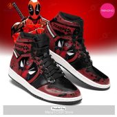 [TRENDING EDITION] Marvel Deadpool Air Jordan High Top Sneaker - soulcals