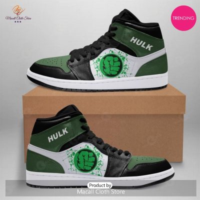 [TRENDING EDITION] Marvel Hulk Luxury Air Jordan High Top Sneaker - soulcals