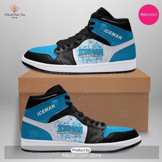 [TRENDING EDITION] Marvel Iceman Air Jordan High Top Sneaker - soulcals
