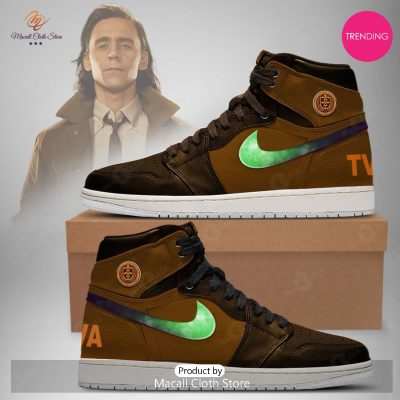 [TRENDING EDITION] Marvel Loki Brown Air Jordan High Top Sneaker - soulcals