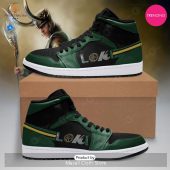 [TRENDING EDITION] Marvel Loki Luxury Air Jordan High Top Sneaker - soulcals