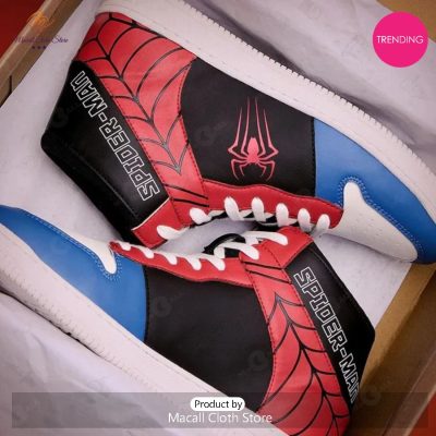 [TRENDING EDITION] Marvel Spiderman Air Jordan High Top Sneaker - soulcals