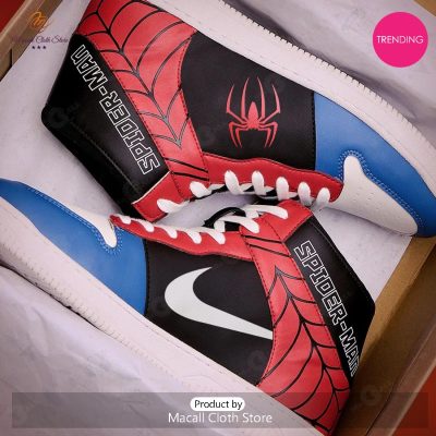 [TRENDING EDITION] Marvel Spiderman Tobey Maguire Air Jordan High Top Sneaker - soulcals