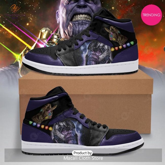 [TRENDING EDITION] Marvel Thanos Luxury Air Jordan High Top Sneaker - soulcals