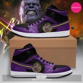 [TRENDING EDITION] Marvel Thanos Purple Air Jordan High Top Sneaker - soulcals