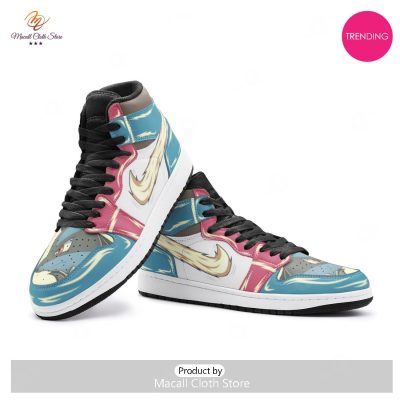 [TRENDING EDITION] Mega Lucario Pokemon Air Jordan High Top Sneaker - soulcals