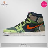 [TRENDING EDITION] Michelangelo Teenage Mutant Ninja Turtles Luxury Air Jordan High Top Sneaker - soulcals
