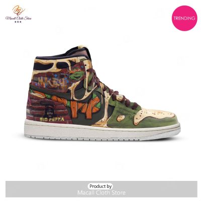 [TRENDING EDITION] Mickey Teenage Mutant Ninja Turtles Air Jordan High Top Sneaker - soulcals