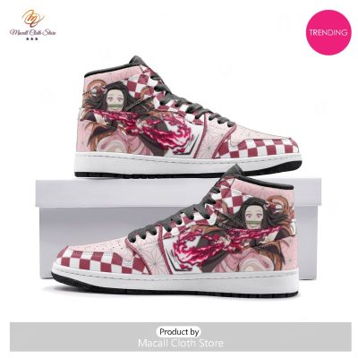[TRENDING EDITION] Nezuko Demon Slayer Air Jordan High Top Sneaker - soulcals