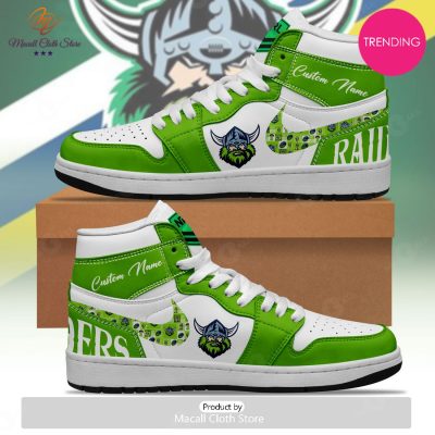 [TRENDING EDITION] NRL Canberra Raiders Personalize Air Jordan High Top Sneaker - soulcals