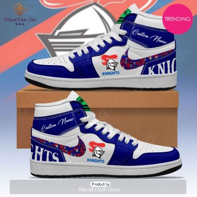 [TRENDING EDITION] NRL Newcastle Knights Personalize Air Jordan High Top Sneaker - soulcals