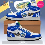 [TRENDING EDITION] NRL Parramatta Eels Personalize Air Jordan High Top Sneaker - soulcals
