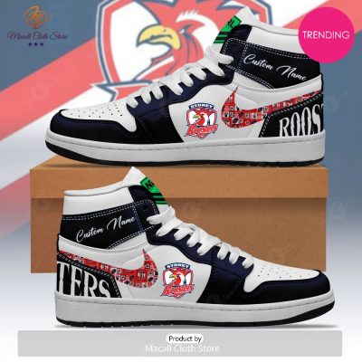 [TRENDING EDITION] NRL Sydney Roosters Personalize Air Jordan High Top Sneaker - soulcals
