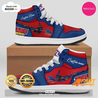 [TRENDING EDITION] Personalized Adelaide Crows Gifts For AFL Fans Air Jordan High Top Sneaker - soulcals