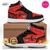 [TRENDING EDITION] Personalized Essendon Bombers Gifts For AFL Fans Air Jordan High Top Sneaker - soulcals
