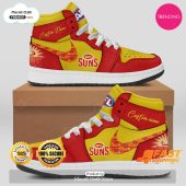 [TRENDING EDITION] Personalized Gold Coast Suns Gifts For AFL Fans Air Jordan High Top Sneaker - soulcals