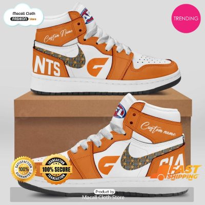 [TRENDING EDITION] Personalized GWS Giants Gifts For AFL Fans Air Jordan High Top Sneaker - soulcals