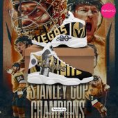 [TRENDING EDITION] Personalized Name Vegas Golden Stanley Cup Champions Air Jordan High Top Sneaker - soulcals