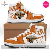 [TRENDING EDITION] Personalized Name Vegas Golden Stanley Cup Champions Orange Air Jordan High Top Sneaker - soulcals