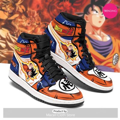 [TRENDING EDITION] Personalized Son Goku Dragon Ball Z Air Jordan High Top Sneaker For Fans - soulcals