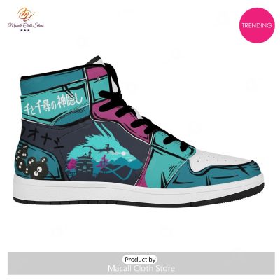 [TRENDING EDITION] Personalized Spirited Away Air Jordan High Top Sneaker For Fans - soulcals