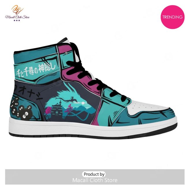 [TRENDING EDITION] Personalized Spirited Away Air Jordan High Top Sneaker For Fans - soulcals