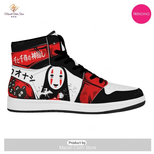 [TRENDING EDITION] Personalized Spirited Away Kaonashi Air Jordan High Top Sneaker For Fans - soulcals