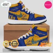 [TRENDING EDITION] Personalized West Coast Eagles Gifts For AFL Fans Air Jordan High Top Sneaker - soulcals