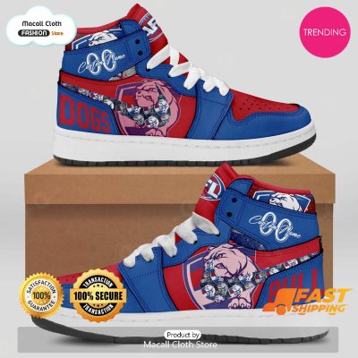 [TRENDING EDITION] Personalized Western Bulldogs Gifts For AFL Fans Air Jordan High Top Sneaker - soulcals