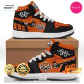 [TRENDING EDITION] Personalized Wests Tigers NRL Sports Gift Air Jordan High Top Sneaker - soulcals