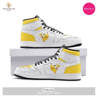 [TRENDING EDITION] Pikachu Luxury Pokemon Air Jordan High Top Sneaker - soulcals