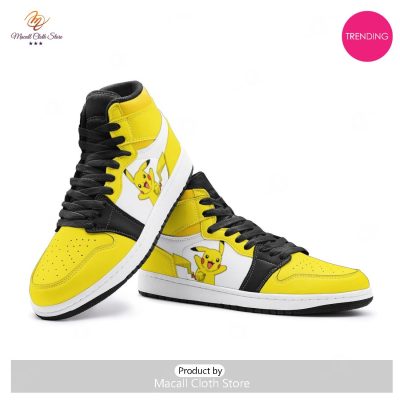 [TRENDING EDITION] Pikachu Pokemon Air Jordan High Top Sneaker - soulcals