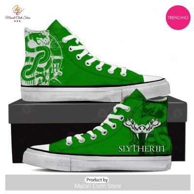 [TRENDING EDITION] Quidditch Slytherin Harry Potter Air Jordan High Top Sneaker - soulcals