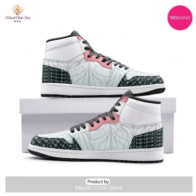 [TRENDING EDITION] Shinobu Kocho Demon Slayer Luxury Air Jordan High Top Sneaker - soulcals