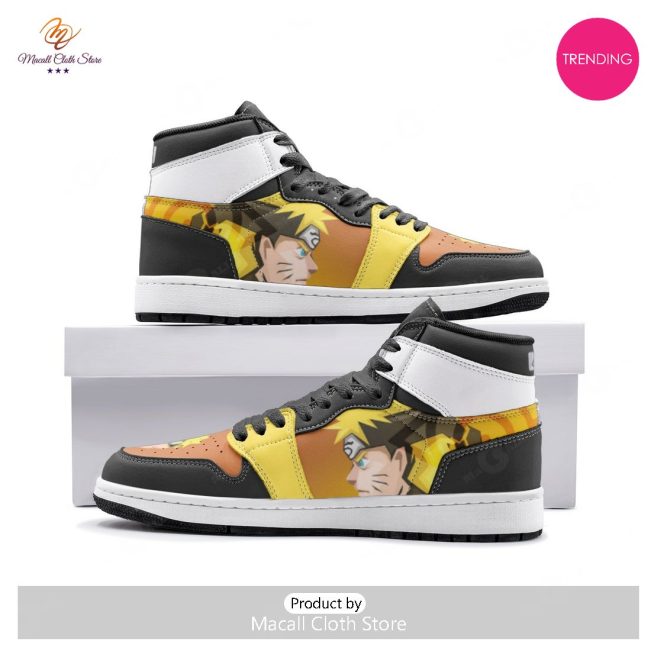 [TRENDING EDITION] Shippuden Naruto Air Jordan High Top Sneaker - soulcals