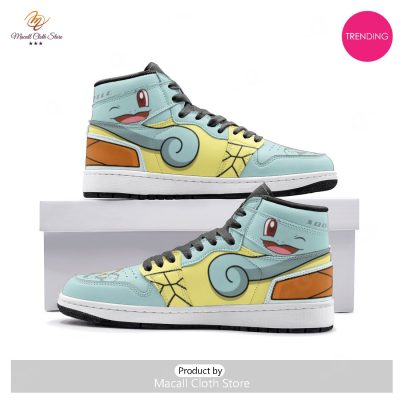 [TRENDING EDITION] Squirtle Starter Pokemon Air Jordan High Top Sneaker - soulcals