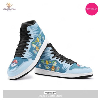 [TRENDING EDITION] Starters Pokemon Luxury Air Jordan High Top Sneaker - soulcals