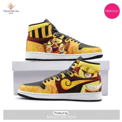 [TRENDING EDITION] Sun God Luffy One Piece Air Jordan High Top Sneaker - soulcals