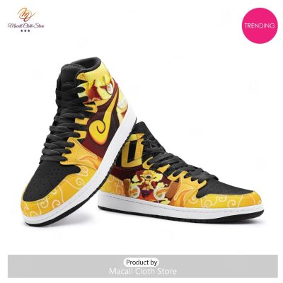 [TRENDING EDITION] Sun God Luffy One Piece Air Jordan High Top Sneaker - soulcals