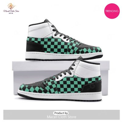 [TRENDING EDITION] Tanjiro Kamado Demon Slayer Air Jordan High Top Sneaker - soulcals