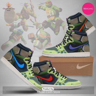 [TRENDING EDITION] Teenage Mutant Ninja Turtles Air Jordan High Top Sneaker - soulcals