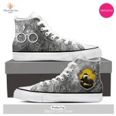 [TRENDING EDITION] The Hufflepuff Badger Harry Potter Air Jordan High Top Sneaker - soulcals