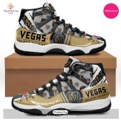 [TRENDING EDITION] Vegas Golden Knights Gold Luxury Premium Air Jordan High Top Sneaker - soulcals